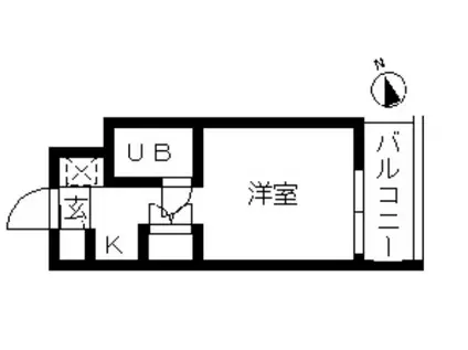 トップ本郷(ワンルーム/2階)の間取り写真
