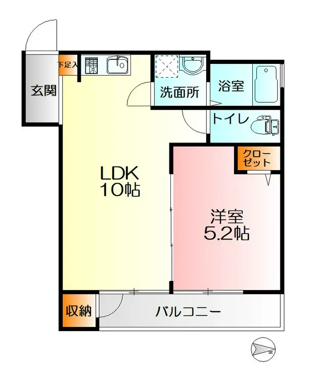 ユニオンビル 9階階 間取り