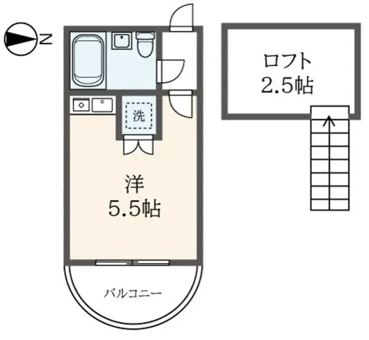 グレイスハイム一橋学園 2階階 間取り