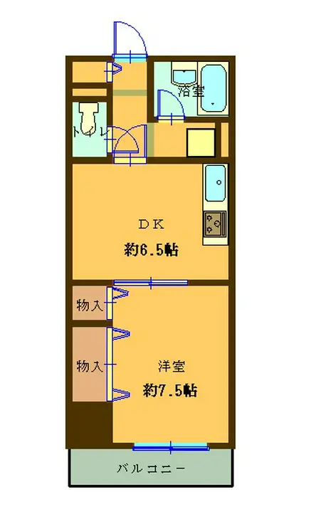 共栄ハイツ東高円寺 3階階 間取り