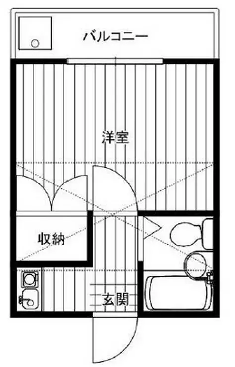 レオパレス馬橋第5 1階階 間取り