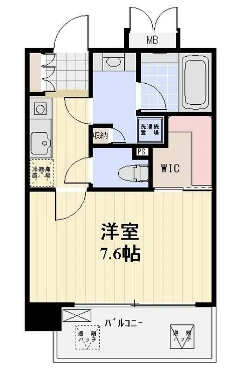 プロスペクト日本橋小網町 4階階 間取り