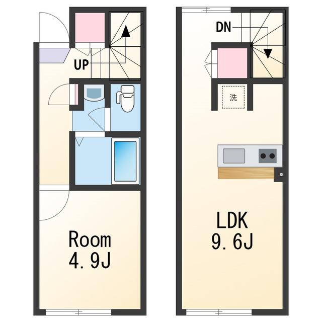 レオネクストほしやII(1LDK/2階)の間取り写真