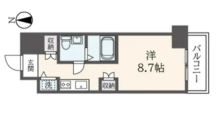 グランドール和泉 3階階 間取り