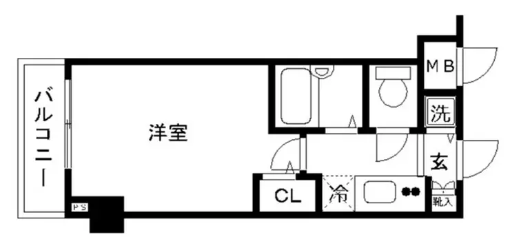 トーシンフェニックス中野 3階階 間取り