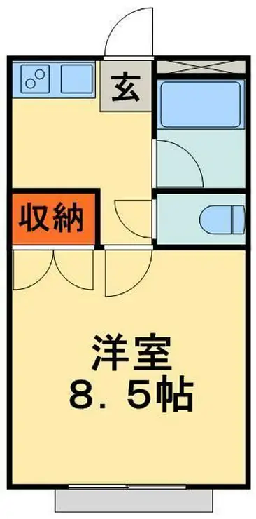 東千葉ハイリビング六番館 4階階 間取り