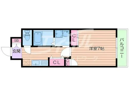 サンヴィラ千林(1K/5階)の間取り写真