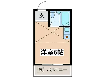 エクセル根岸(ワンルーム/3階)の間取り写真