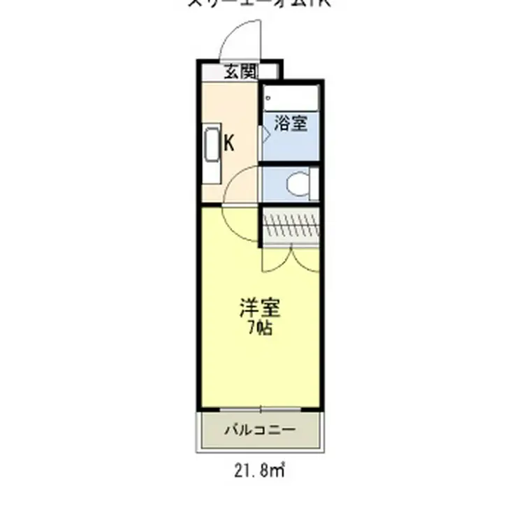 スリーエー・オム 2階階 間取り