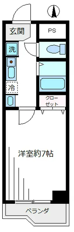 ライオンズマンション西中延 2階階 間取り