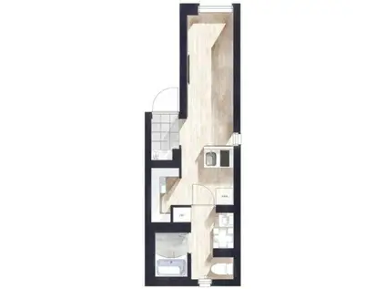 SAKURACROSSRESIDENCE(ワンルーム/2階)の間取り写真