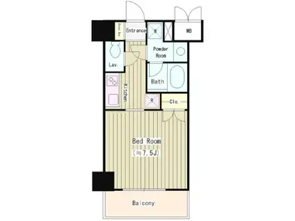 GRACE VILLA 御茶ノ水(1K/5階)の間取り写真