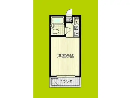 プレミール北堀江(ワンルーム/7階)の間取り写真