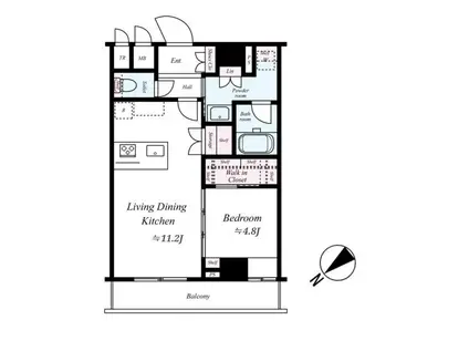 ARTESSIMO ESIS ARTESSIMO ESIS(1LDK/6階)の間取り写真