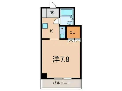 サンクラッソ阪急六甲駅前イースト(1K/5階)の間取り写真