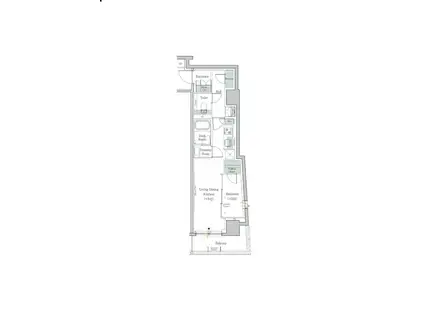 ONE ROOF RESIDENCE NAKANO(1LDK/3階)の間取り写真