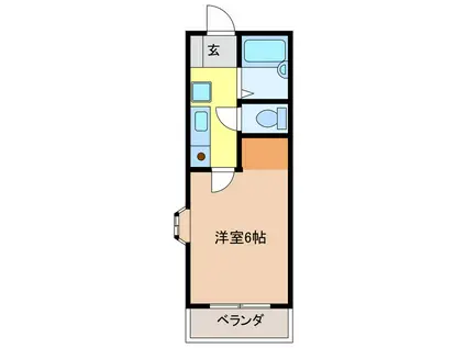 G・ビレッジ北島(1K/2階)の間取り写真