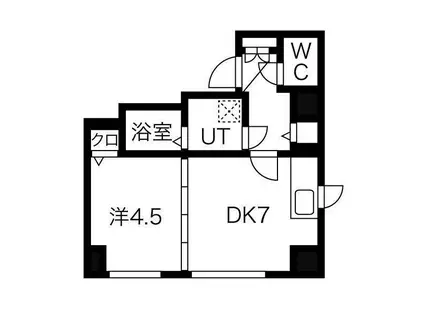 プライムアーバン大通公園I(1LDK/5階)の間取り写真
