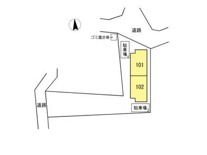 テラスハウス・I・K(3LDK/1階)の間取り写真