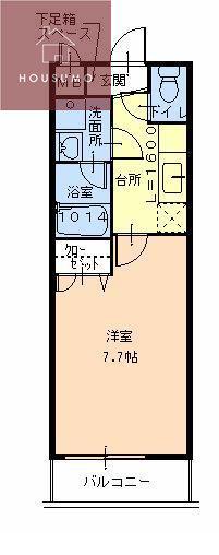 さとのI番館(1K/1階)の間取り写真