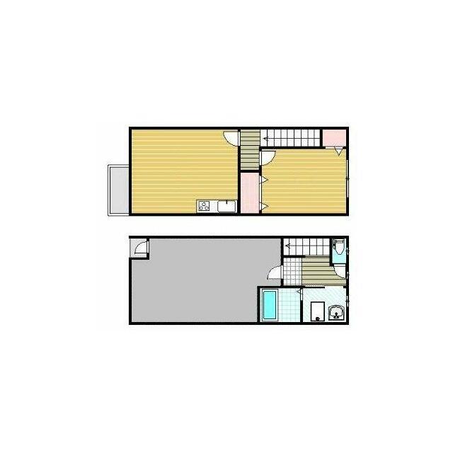 福福ベース(1LDK/1階)の間取り写真