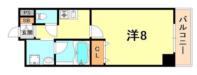 DAIWAマンション(1K/5階)の間取り写真