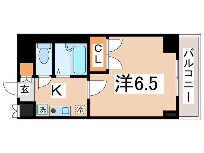 T&G東池袋マンション(1K/6階)の間取り写真
