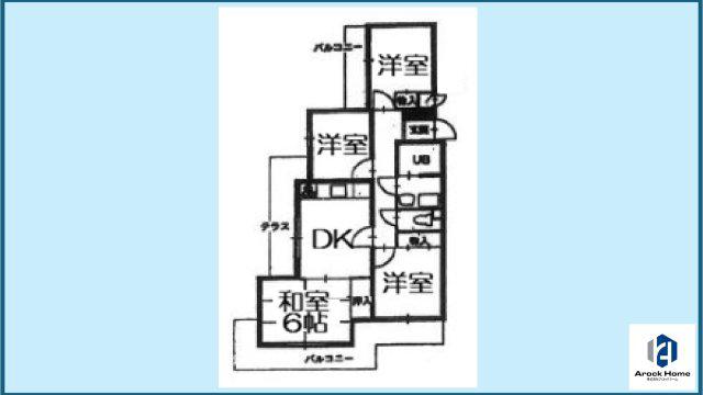 メゾン ミウラ(4DK/2階)の間取り写真
