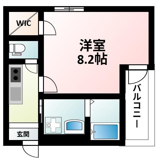 フジパレス西淡路II番館(1K/1階)の間取り写真