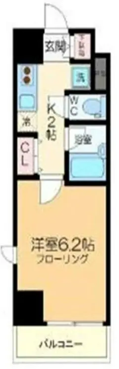 アーバンファースト両国 6階階 間取り