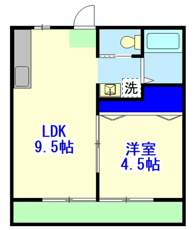 荻野ハイツ 2階階 間取り