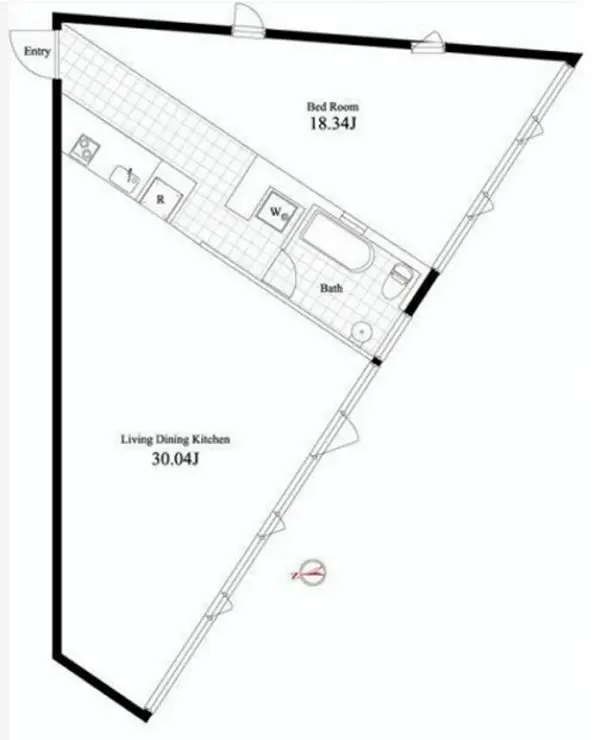 WEEKEND HOUSE ALLEY 2階階 間取り