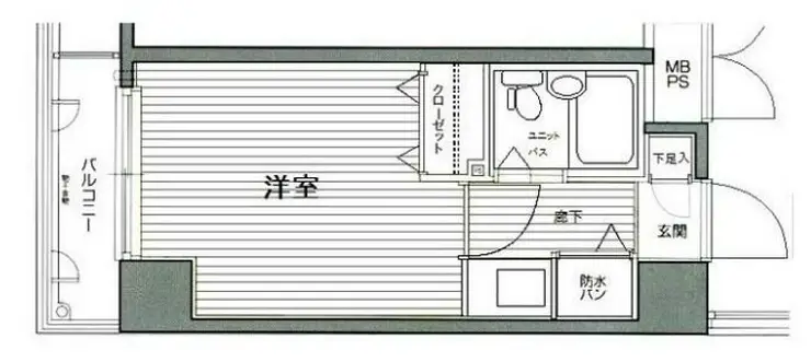 ガラ・シティ白金台 8階階 間取り