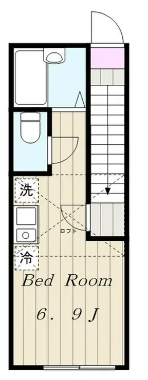 アトレイユ生田 2階階 間取り