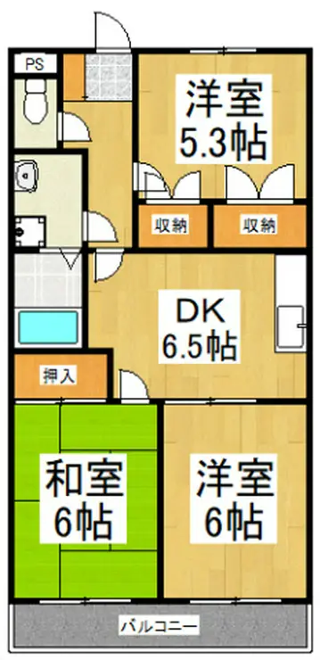 グランシャリオ壱番館 2階階 間取り
