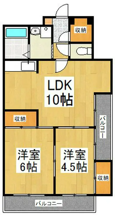 山加マンション 5階階 間取り