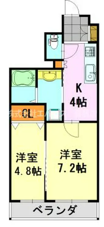アーバンシャトー千葉 1階階 間取り