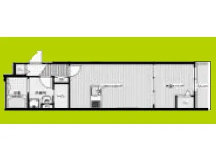 恵我ノ荘マンション(1LDK/2階)の間取り写真