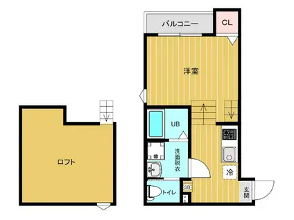 MYレジデンス博多駅(1K/1階)の間取り写真