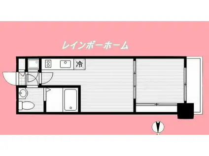 PROJECT NO.57 TOKYO MITO STREET(1DK/4階)の間取り写真