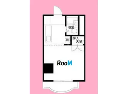 日野屋第2ビル(ワンルーム/2階)の間取り写真