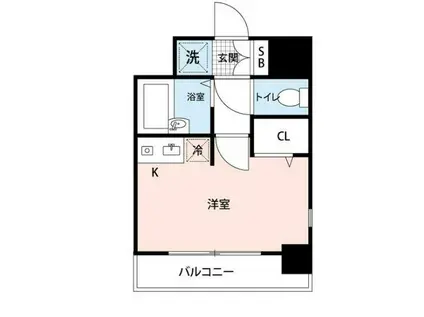 マイナビSTAYミライエ浦安メゾン(1K/2階)の間取り写真