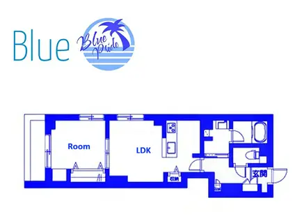 フェリシアガーデン茅ヶ崎(1LDK/3階)の間取り写真