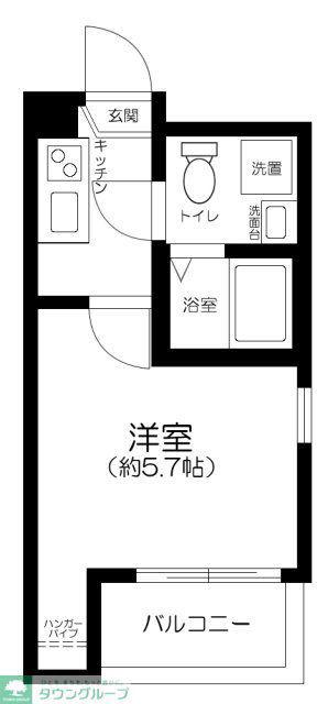 船橋市宮本1丁目計画(1K/1階)の間取り写真