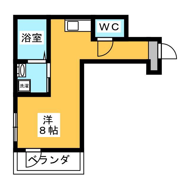 ビクトリータワー田端III(ワンルーム/4階)の間取り写真