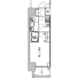 S-RESIDENCE庄内通駅前CURERE FR・家具家(1K/10階)の間取り写真