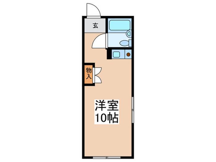 グレース田中(ワンルーム/2階)の間取り写真