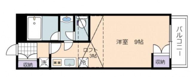 エクセルシア舟入本町(ワンルーム/7階)の間取り写真
