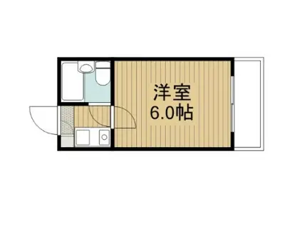 ロータリー門真(1K/7階)の間取り写真