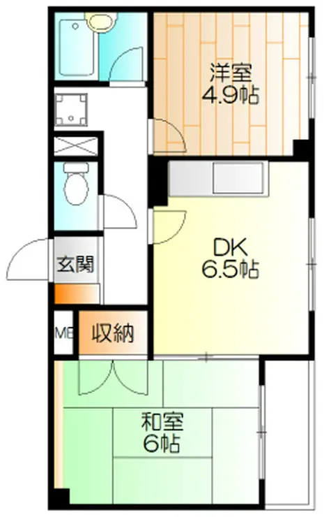 キャロル日吉 3階階 間取り